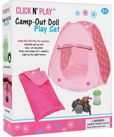 Doll Tent Camping Set & Accessories Perfect for 18 Inch Dolls | 18 Inch Doll Accessories with Camping Tent Camping Bed Mini L...