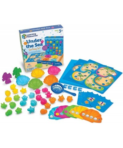 Learning Resouces Under The Sea Sorting Set Toddler Activities Educational Toys Set Color Teaching Toys 44 Pieces Age 3+ Gift...