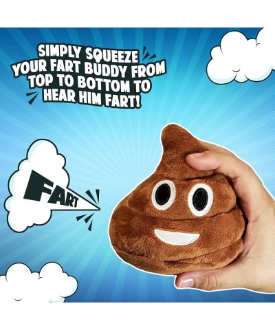 Poop Farting Plush Toy - Makes 7 Funny Fart Sounds – Squeeze Fart Buddy to Hear Him Fart - Fun Dog Toy - Fart Toy for Boys & ...