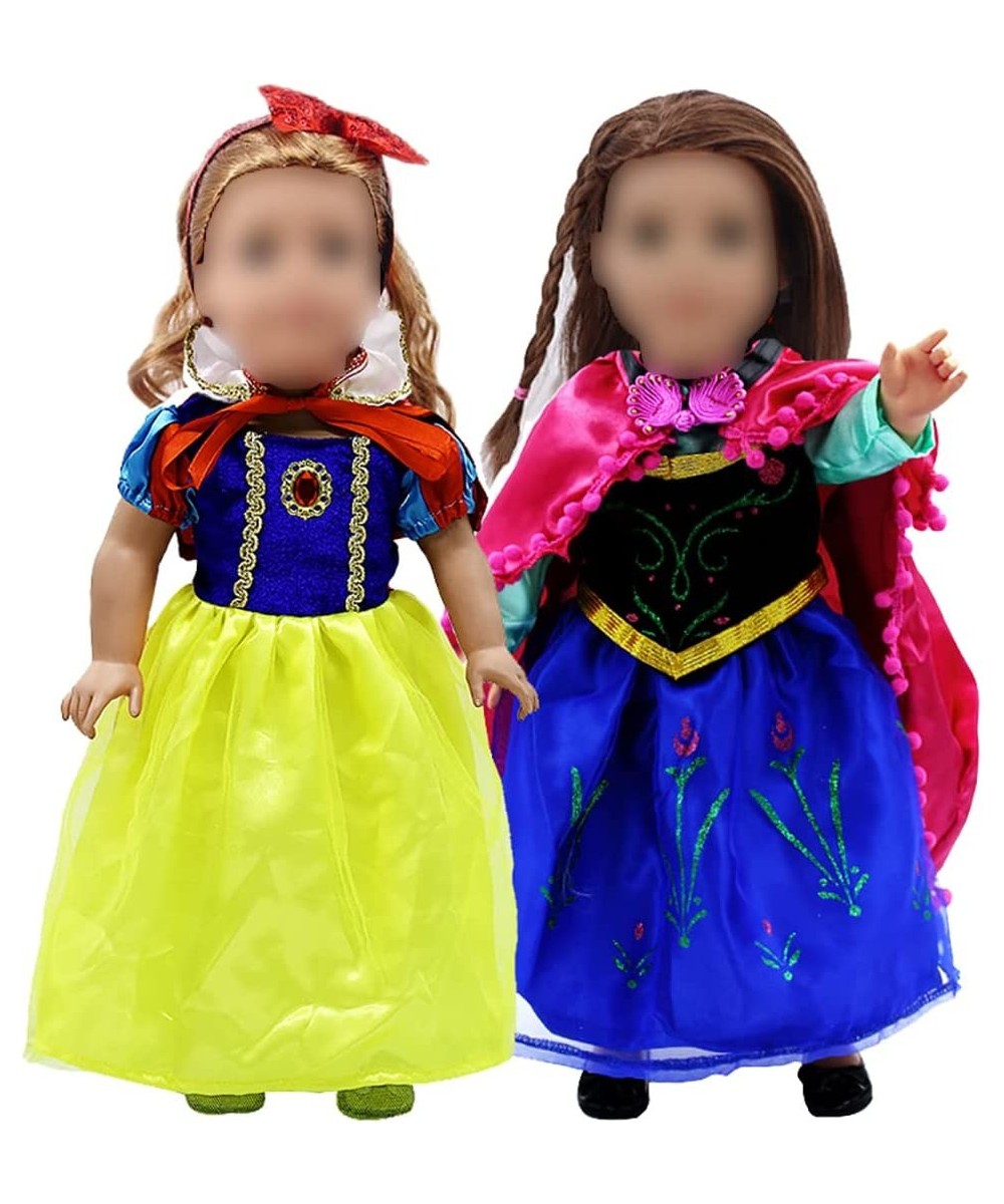 18 Inch Doll Clothes 2set Princess Costume Dress Fits 18" Girl Dolls It's Perfect for Thanksgiving Day Christmas Theme Party ...