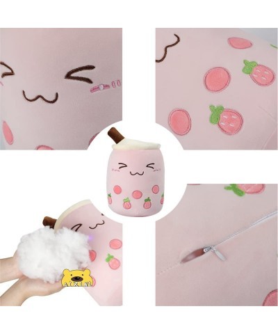 Light up Boba Stuffed Plush Bubble Tea Pillow with LED Colorful Night Lights Glowing Super Soft-Pink 9.4'' $26.94 Kids' Plush...