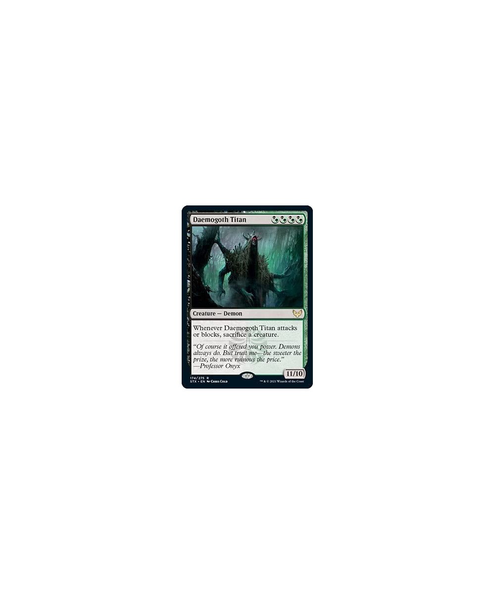 Magic: The Gathering - Daemogoth Titan - Strixhaven: School of Mages $12.25 Trading Cards & Accessories