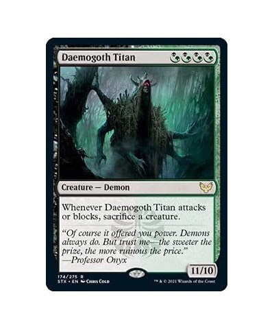 Magic: The Gathering - Daemogoth Titan - Strixhaven: School of Mages $12.25 Trading Cards & Accessories