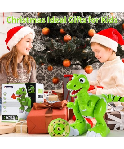 – Remote Control Dinosaur Toys for Kids 3-5 – Multifunctional Dinosaur Toys for Kids 5-7 with Mist Spray 360° Rotation Sing &...