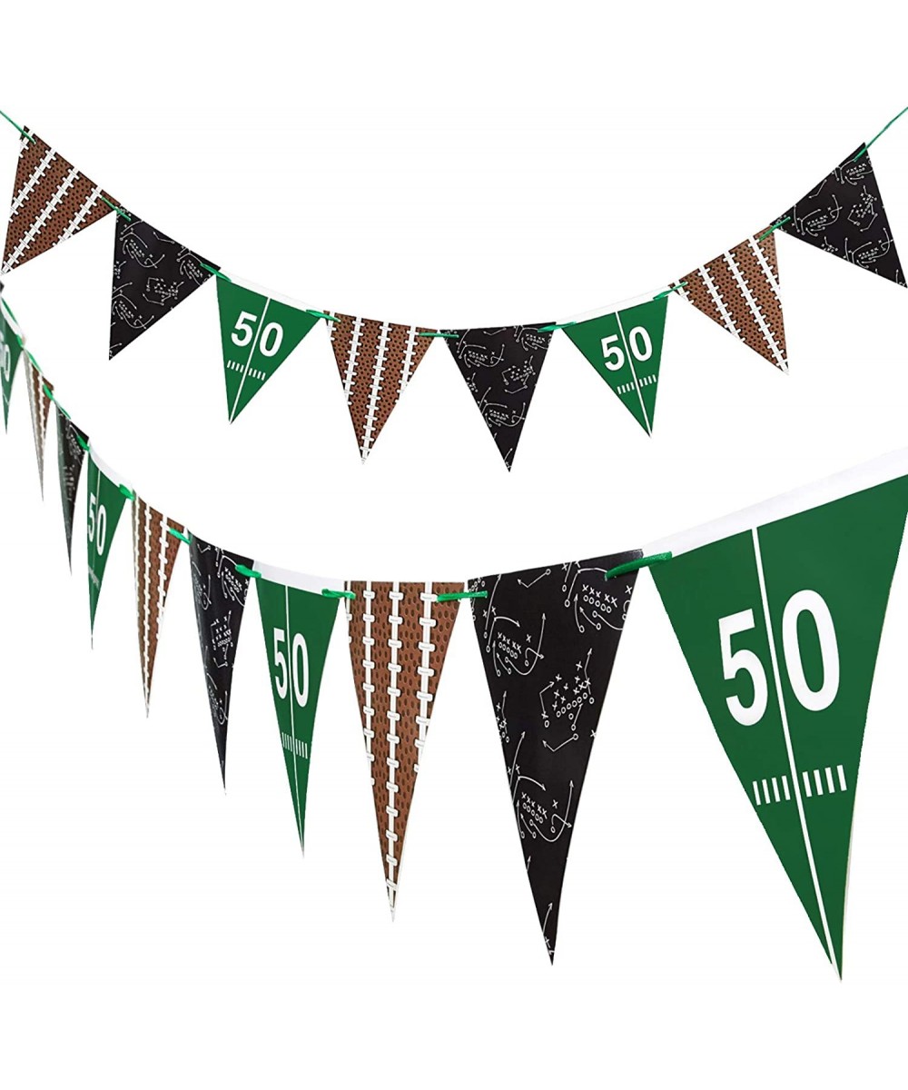 2 Pieces Football Pennant Banner American Football Theme String Flags Banners for Sports Clubs Party Decorations $17.53 Kids'...