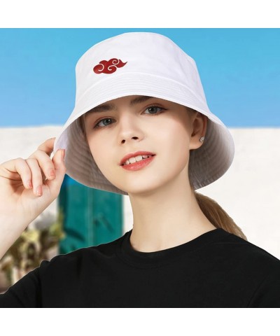 Uchiha Itachi Akatsuki Fisherman Hat Fishing Sun Hats Outdoors Hiking Beach Gardening Hunting Summer Travel $16.77 Kids' Part...