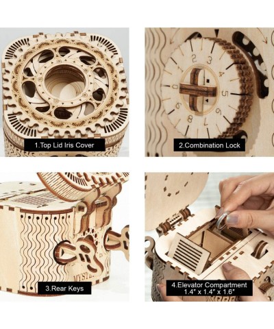 3D Wooden Puzzle Password Box Model Kits for Adults and Teens to Build Combination Lock Mechanism Christmas/Birthday $59.16 3...