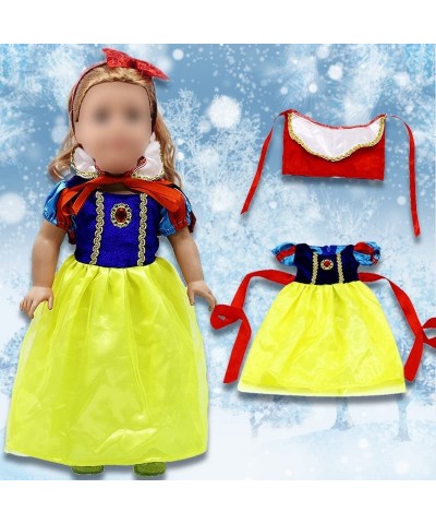 18 Inch Doll Clothes 2set Princess Costume Dress Fits 18" Girl Dolls It's Perfect for Thanksgiving Day Christmas Theme Party ...