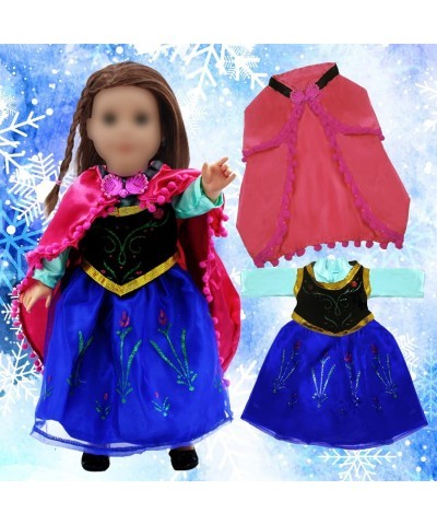 18 Inch Doll Clothes 2set Princess Costume Dress Fits 18" Girl Dolls It's Perfect for Thanksgiving Day Christmas Theme Party ...