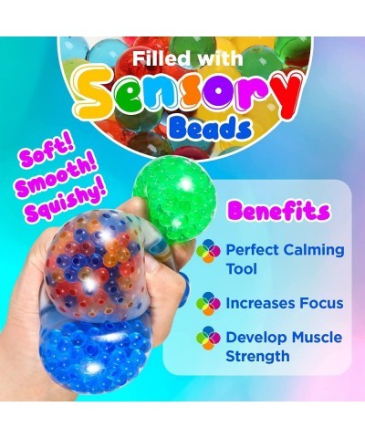 18 Pack Sensory Stress Balls for Kids and Adults- Sensory Toys for Autistic Children - Fidget Toys Stress Relief - Prize Box ...