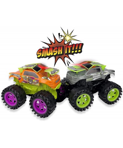 Exploding Monster Truck with Explosive Crash Sounds and Lights Smash It Up Again and Again Toy Car for Boys and Girls 3 Years...