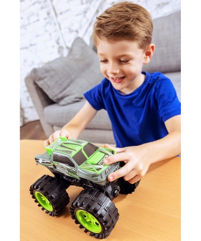 Exploding Monster Truck with Explosive Crash Sounds and Lights Smash It Up Again and Again Toy Car for Boys and Girls 3 Years...