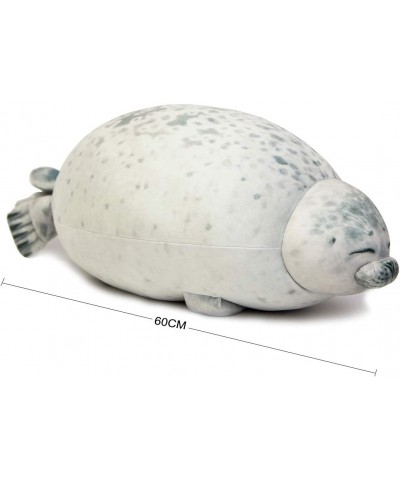 Cute Blob Seal Pillow Chubby Seal Plush Hug Pillow Soft Stuffed Animal Toy (White 24") $61.83 Kids' Plush Toy Pillows