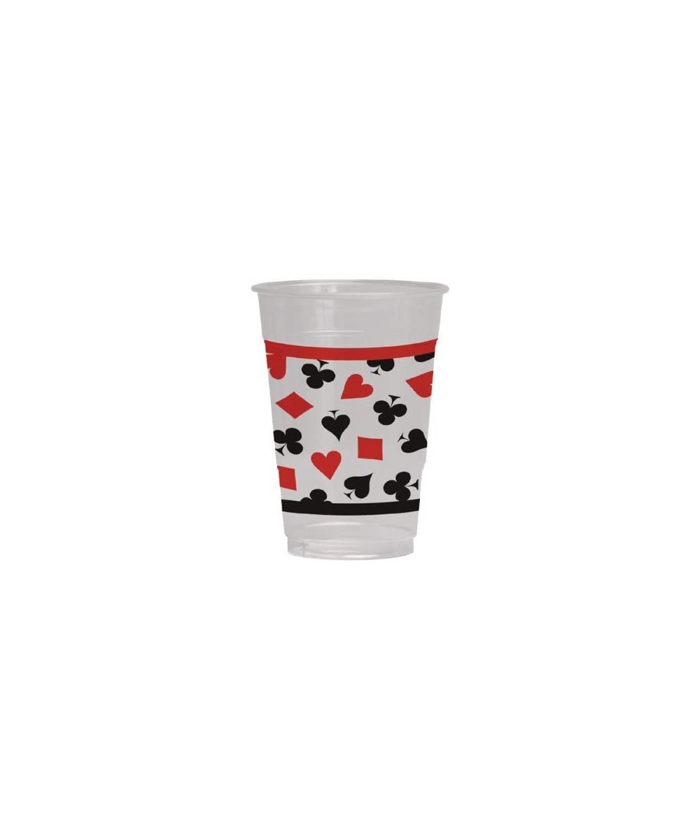 18630 Playing Card Plastic Cups 16 oz 8 Pcs $23.72 Kids' Party Tableware