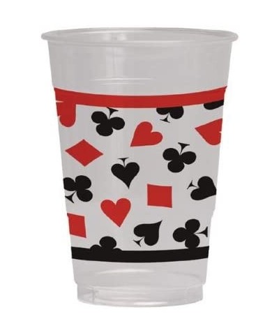 18630 Playing Card Plastic Cups 16 oz 8 Pcs $23.72 Kids' Party Tableware