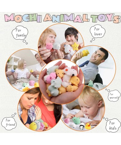 100Pcs Mochi Squishy Toys Kawaii Mini Animals Squishies Stress Relief Toys for Kids Boys Girls Birthday Gift Easter Egg Fille...