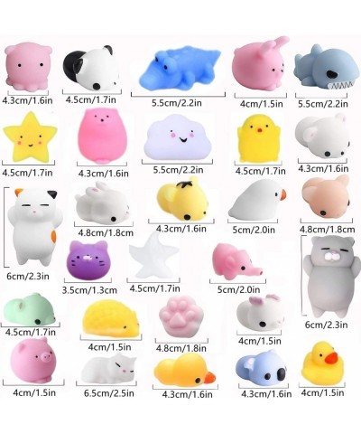 100Pcs Mochi Squishy Toys Kawaii Mini Animals Squishies Stress Relief Toys for Kids Boys Girls Birthday Gift Easter Egg Fille...