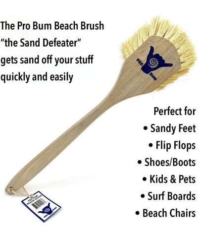 Beach Brush The Sand Defeater Cleans Sandy Feet Shoes Equipment Keeps Cars Clean Zero Plastic 100% Biodegradable Vegan for Su...