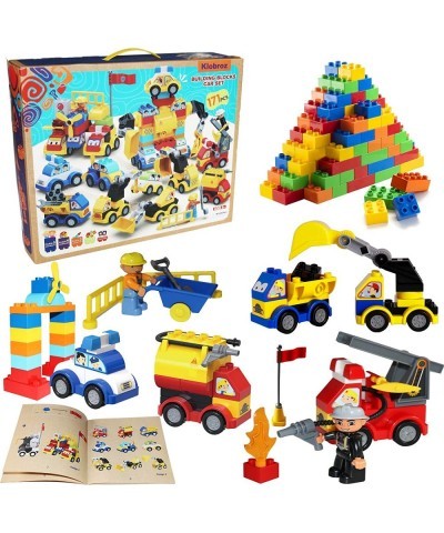 Toy Cars Building Blocks Set 171-pieces Vehicle Building Brick Classic Big Building Bricks Compatible with All Major Brands S...