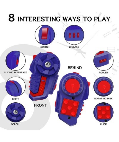 Fidget Toys Cool Ergonomics Fidget Pads with 8 Functions for Adults Kids Unique Durable Design Handheld Sensory Stress Toys f...