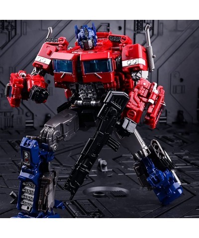 Car Robot Toys Deformation Robot Toy Alloy Deformed Car Robot Toys Optimus Action Figure with Weapon for Boy (Optimus Prime) ...