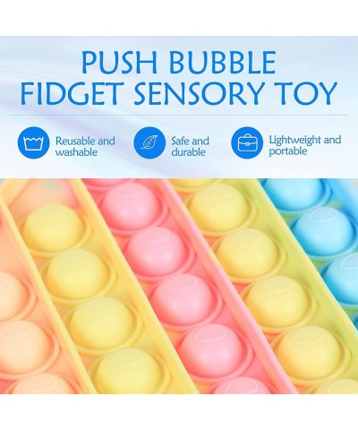 Big Size Fidget Toy Chess Board Square Bubble Pop Toys Intellectual Sensory Toys Decompression Toys Board Game for Kids and A...