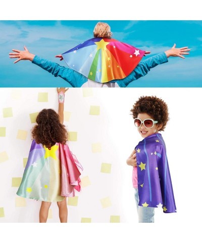 Kids-Superhero-Cape-Costume for Girls-Boys Dress-Up Super-Hero Toys Party Favors Gifts and Bracelets Crown $25.41 Kids' Costumes