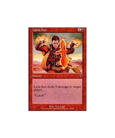 Magic: the Gathering - Lava Axe - Seventh Edition $10.73 Card Games