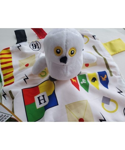 Baby Wizard Lovey Magical Snow Owl Tag Blanket Stroller Toy 10"x 10 $43.88 Early Development & Activity Toys