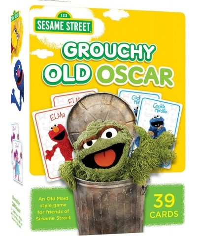 Kids Games - Sesame Street Grouchy Old Oscar - Card Game for Kids and Family - Laugh and Learn $17.99 Card Games