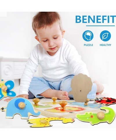 Wooden Puzzles For Toddlers 1-3 Toddler Puzzles Ages 2-4 Wooden Toddler Puzzles Ages 1-3 Baby Puzzles 12-18 Months Toddler Le...