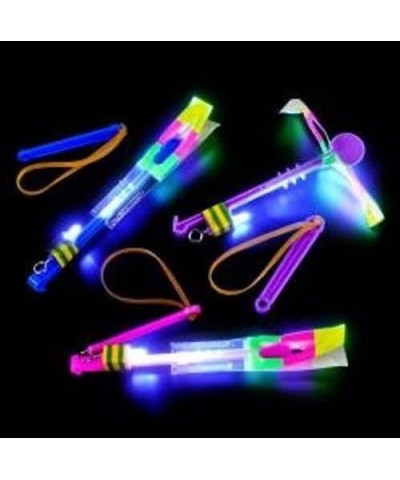 Light Up Glowing Slingshot Helicopter Flashing Bright Lights (10) $16.85 Flying Toys