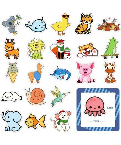 50 PCS Cute Animal Stickers - Cool Vinyl Sticker for Water Bottles Computer Phone Laptop - Funny Waterproof Stickers for Teen...