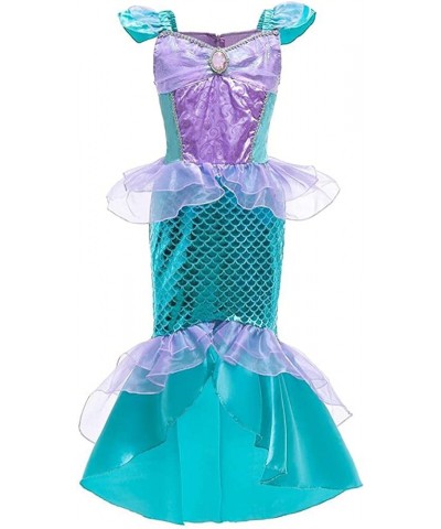 Girls' Princess Mermaid Costume Dress Birthday Halloween Christmas Party Outfit Size 3-10 $50.28 Kids' Costumes