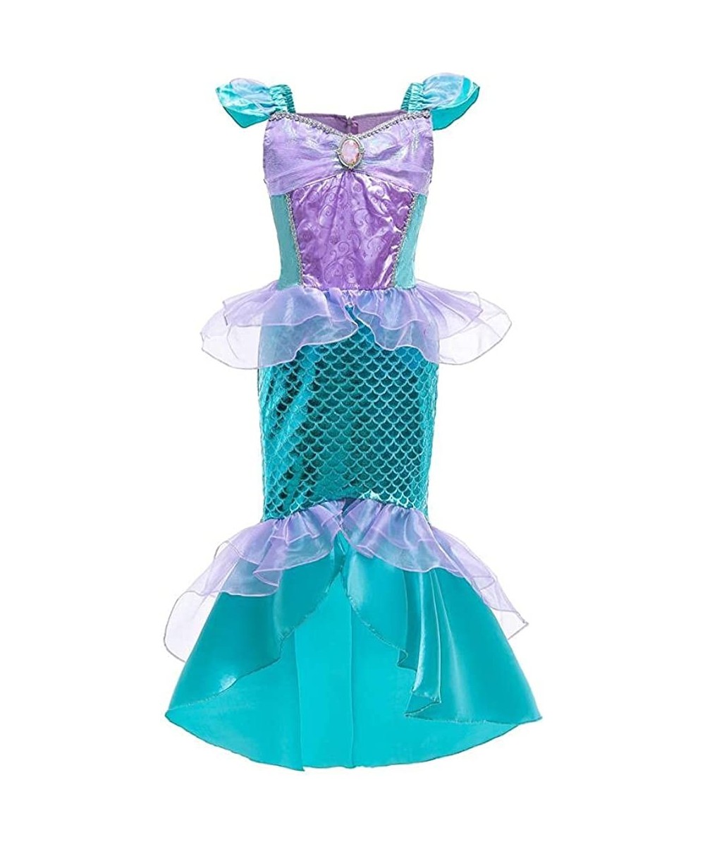 Girls' Princess Mermaid Costume Dress Birthday Halloween Christmas Party Outfit Size 3-10 $50.28 Kids' Costumes