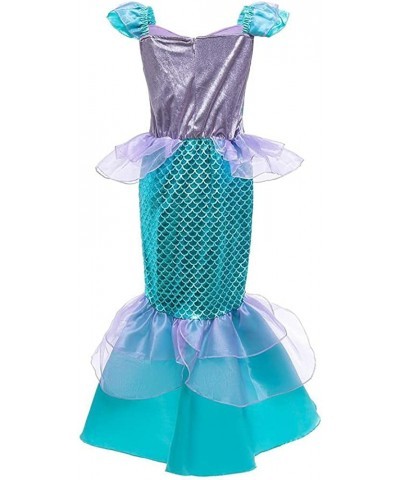 Girls' Princess Mermaid Costume Dress Birthday Halloween Christmas Party Outfit Size 3-10 $50.28 Kids' Costumes