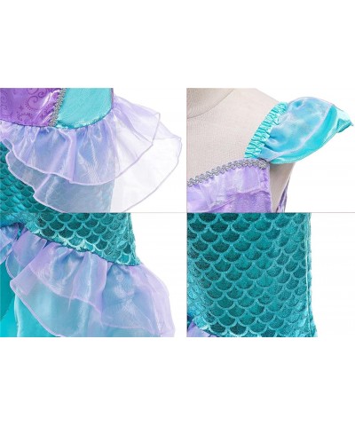 Girls' Princess Mermaid Costume Dress Birthday Halloween Christmas Party Outfit Size 3-10 $50.28 Kids' Costumes