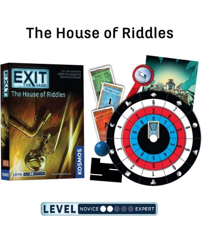 EXIT: The Game 4-Pack Escape Room | Beginner Bundle | Haunted Roller Coaster Sunken Treasure Mysterious Museum House of Riddl...