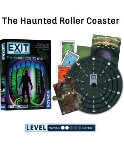 EXIT: The Game 4-Pack Escape Room | Beginner Bundle | Haunted Roller Coaster Sunken Treasure Mysterious Museum House of Riddl...