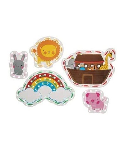 Noah's Ark Lacing Cards Craft Game - 10 Count - Makes 5 Cards $17.77 Craft Kits