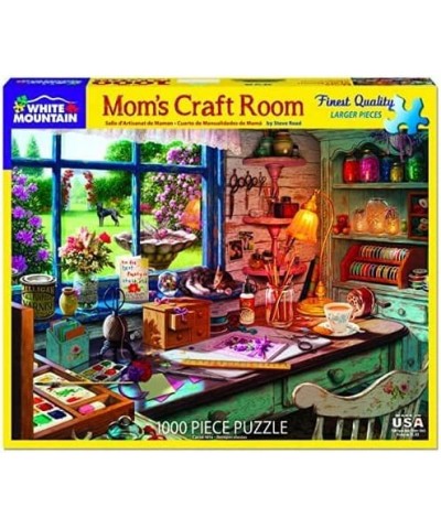 Puzzles Mom's Craft Room 1000 Piece Jigsaw Puzzle $34.59 Jigsaw Puzzles