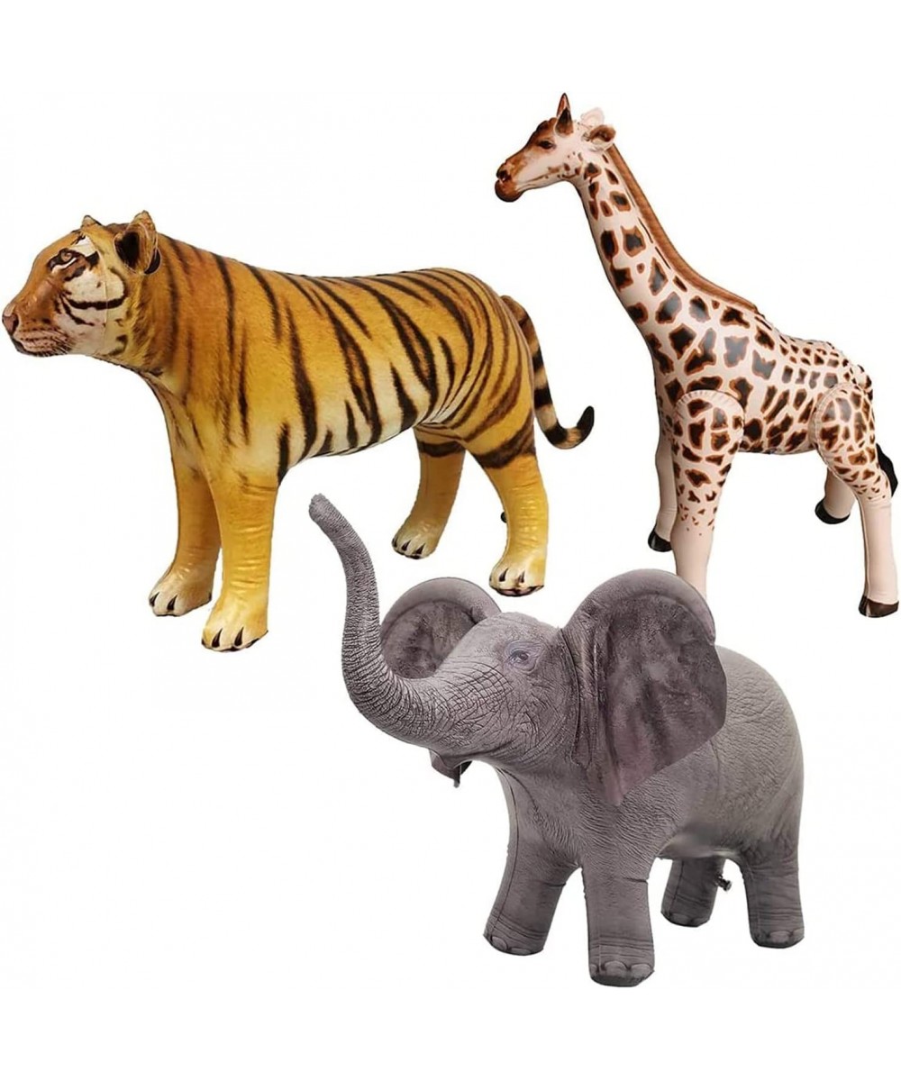 Giraffe Elephant Tiger Air Stuffed Animal 3 pcs Bundle Multi 36+ inches Realistic Inflatable Wildlife JC-GET3 $84.32 Stuffed ...