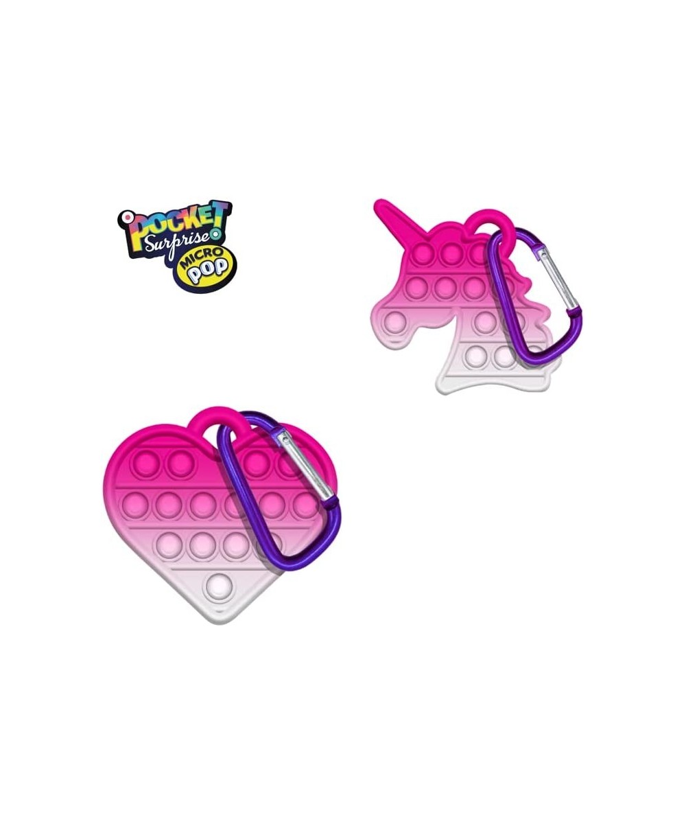 Mini Micro Pop It Fidget Toy 2 Pack (Heart and Unicorn) $13.55 Fidget Toys