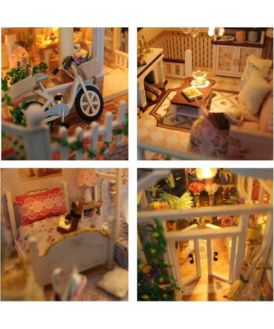 Romantic and Cute Dollhouse Miniature DIY House Kit Creative Room Perfect DIY Gift Revolving Sky Garden for Friends Lovers an...