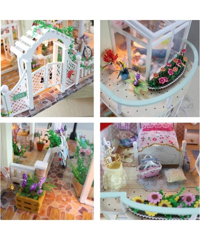 Romantic and Cute Dollhouse Miniature DIY House Kit Creative Room Perfect DIY Gift Revolving Sky Garden for Friends Lovers an...