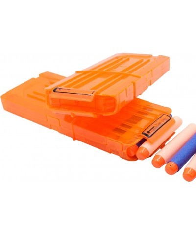 Bullet Clips Soft 12 Bullets Dart Gun Clips Magazine Clip For Nerf Toy Dart Gun 4PCS (transparent orange) $25.00 Toy Foam Bla...