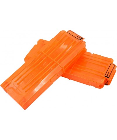 Bullet Clips Soft 12 Bullets Dart Gun Clips Magazine Clip For Nerf Toy Dart Gun 4PCS (transparent orange) $25.00 Toy Foam Bla...