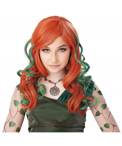 Girls Pumpkin Vines Wig auburn/green one size $24.49 Kids' Dress-Up Accessories