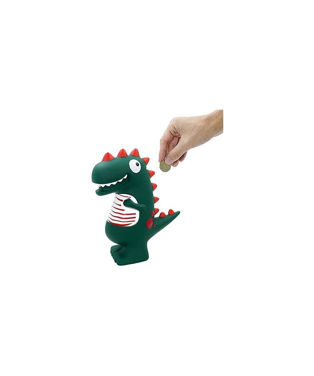 Cute Dinosaur Piggy Bank Cartoon Green Dinosaur Child Money Bank Shatterproof Money Saving Box Perfect Unique Money Savings J...