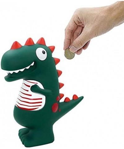 Cute Dinosaur Piggy Bank Cartoon Green Dinosaur Child Money Bank Shatterproof Money Saving Box Perfect Unique Money Savings J...